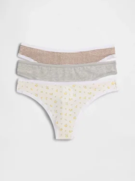 Organik Streç Pamuklu Tanga (3'lü Paket)