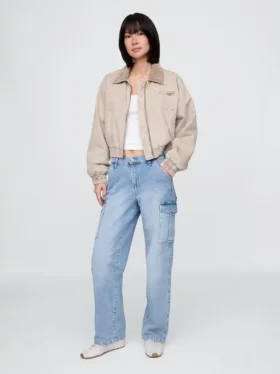 Orta Bel '90'lar Stili Bol Kargo Jean'ler