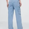 Orta Bel '90'lar Stili Bol Kargo Jean'ler