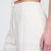 Orta Bel Delikli Rahat Geniş Paça Pantolon