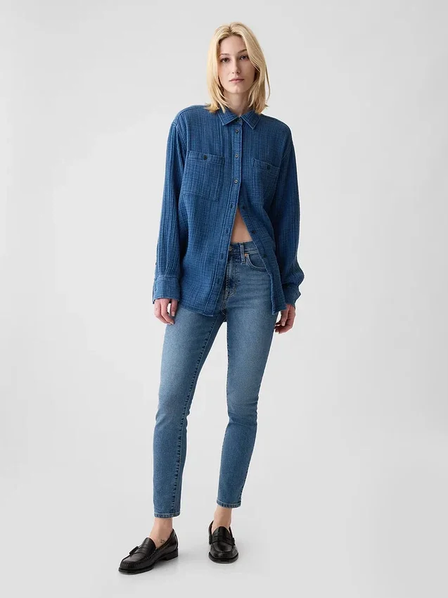 Orta Bel Gerçek Skinny Jean'ler