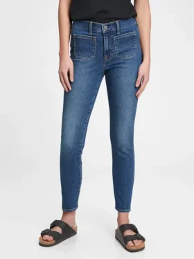 Orta Bel Gerçek Skinny Jean'ler