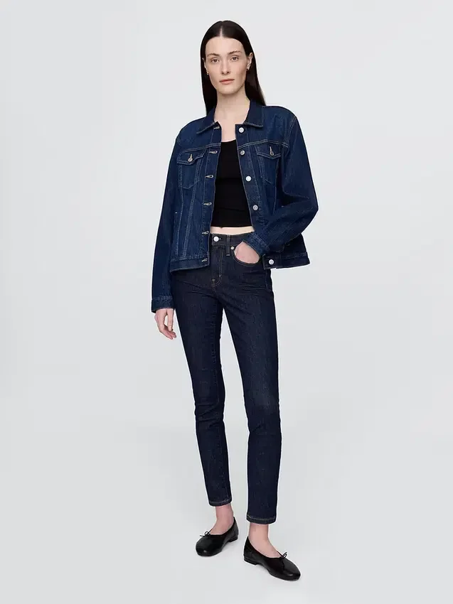 Orta Bel Gerçek Skinny Jean'ler