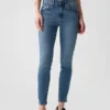 Orta Bel Gerçek Skinny Jean'ler
