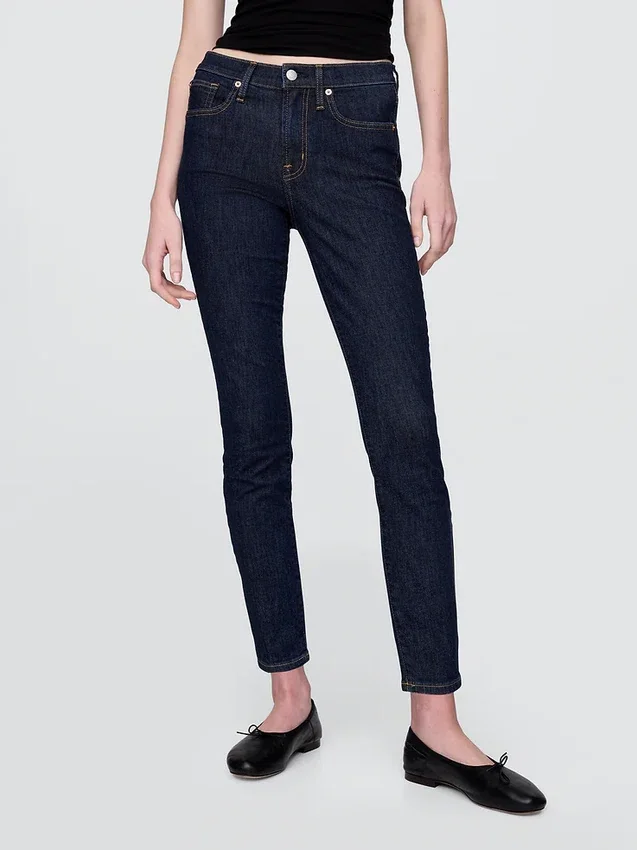 Orta Bel Gerçek Skinny Jean'ler