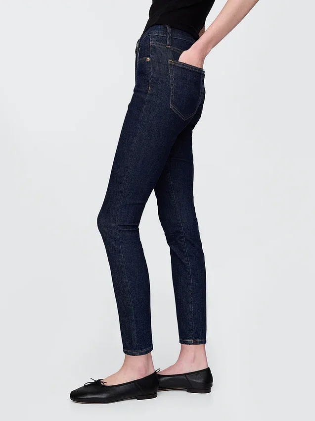 Orta Bel Gerçek Skinny Jean'ler