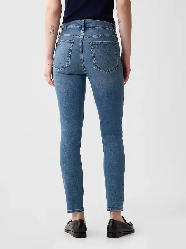 Orta Bel Gerçek Skinny Jean'ler