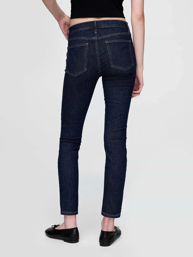 Orta Bel Gerçek Skinny Jean'ler