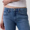 Orta Bel Gevşek Bootcut Jean