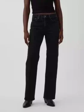 Orta Bel Gevşek Düz Kesim Jean’ler