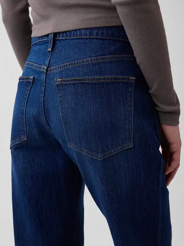 Orta Bel Gevşek Flare Jean'ler
