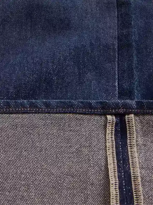 Orta Bel Metalik Paça Baggy Jean'ler