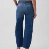 Orta Bel Slim Barrel Jean'ler