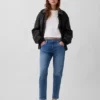 Orta Bel Slim Taper Jean'ler