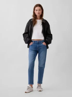 Orta Bel Slim Taper Jean'ler