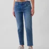 Orta Bel Slim Taper Jean'ler