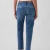 Orta Bel Slim Taper Jean'ler