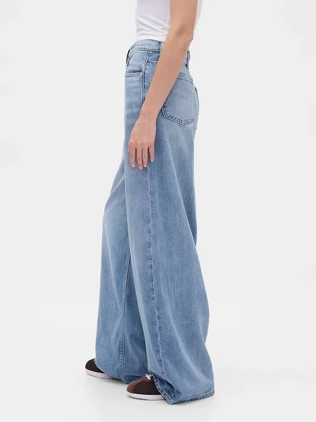 Orta Bel, Ultra Yumuşak Bol Kesim Jean'ler