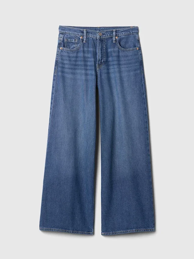 Orta Bel, Ultra Yumuşak Bol Kesim Jean'ler