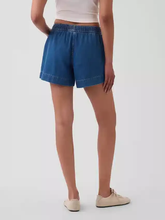 Orta Bel, Ultra Yumuşak Denim Boxer Şortlar