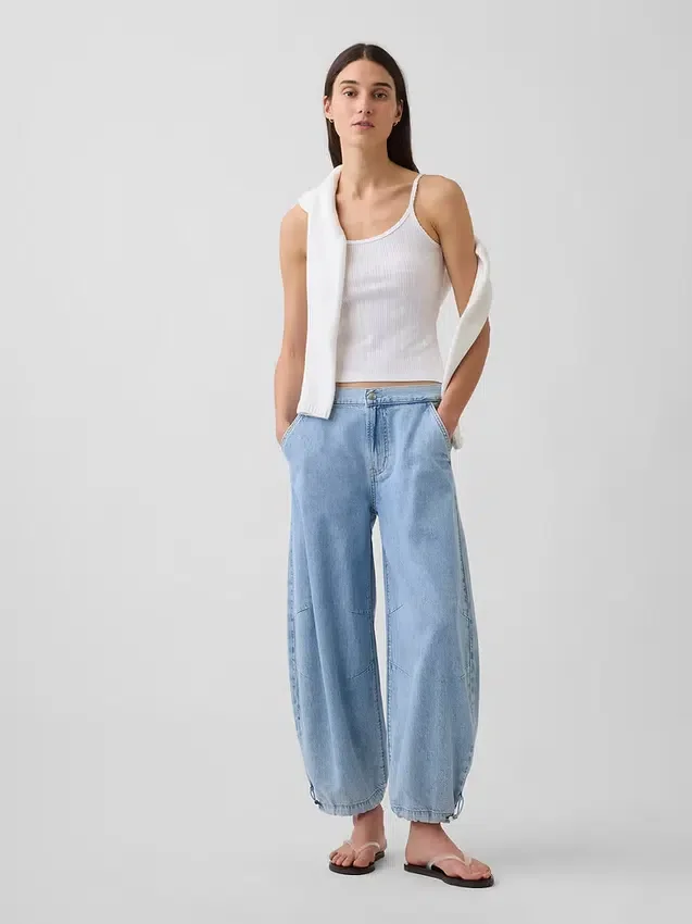 Orta Bel, Ultra Yumuşak Horseshoe Jean'ler