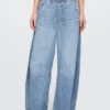 Orta Bel, Ultra Yumuşak, Rahat Horseshoe Jean'ler