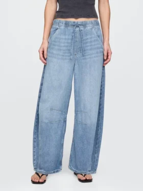 Orta Bel, Ultra Yumuşak, Rahat Horseshoe Jean’ler