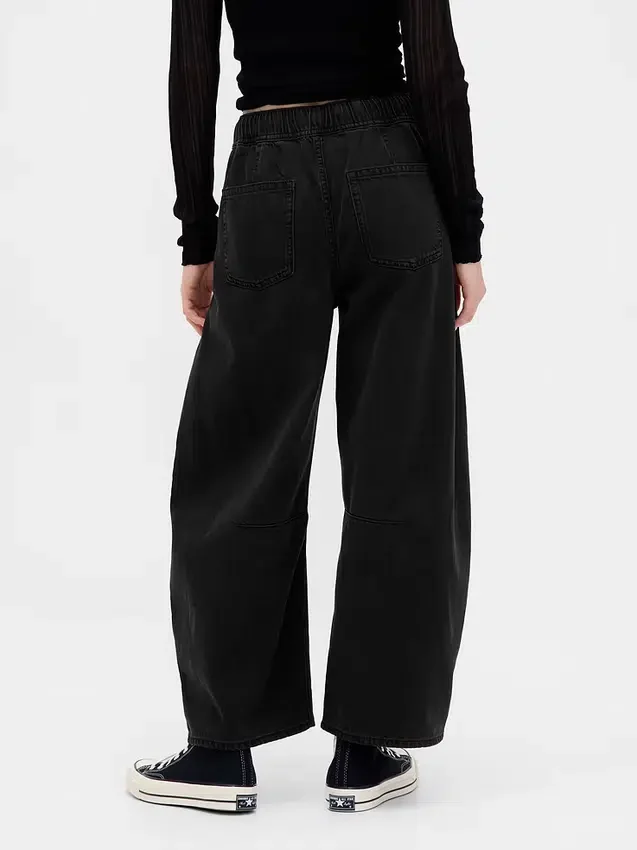 Orta Bel, Ultra Yumuşak, Rahat Horseshoe Jean'ler