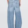 Orta Bel, Ultra Yumuşak, Rahat Horseshoe Jean'ler