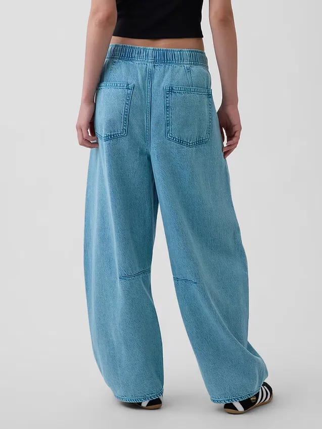 Orta Bel, Ultra Yumuşak, Rahat Horseshoe Jean'ler