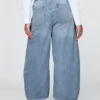 Orta Bel, Ultra Yumuşak, Rahat Horseshoe Jean'ler