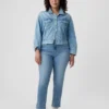 Orta Bel Vintage Slim Yırtmaçlı Jean'ler