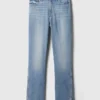 Orta Bel Vintage Slim Yırtmaçlı Jean'ler