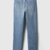 Orta Bel Vintage Slim Yırtmaçlı Jean'ler