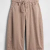 Orta Kemerli Culotte Barrel Pantolonlar