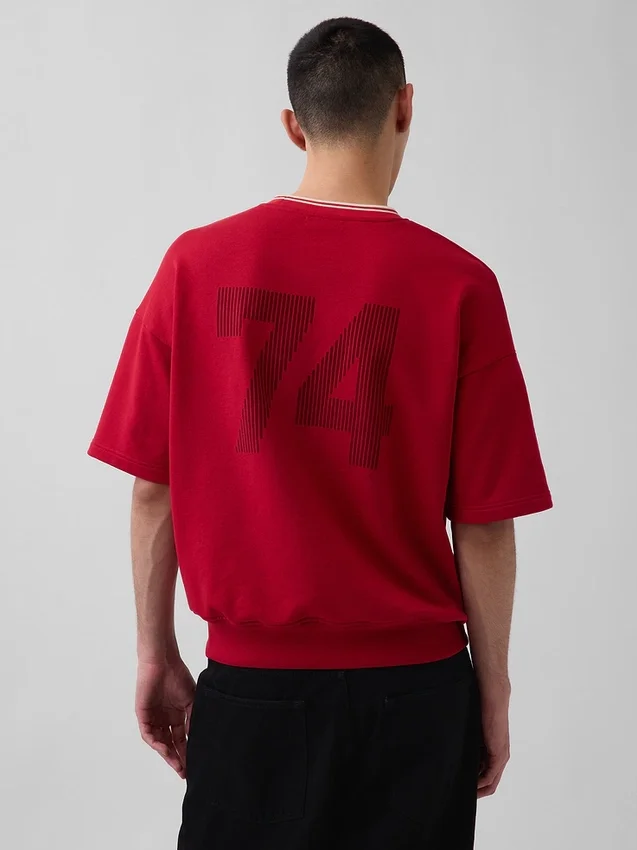 Ouigap Ağır Fransız Terli Sweatshirt