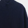 Oversize Balıkçı Yaka Mini Kazak Elbise