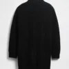 Oversize Balıkçı Yaka Mini Kazak Elbise