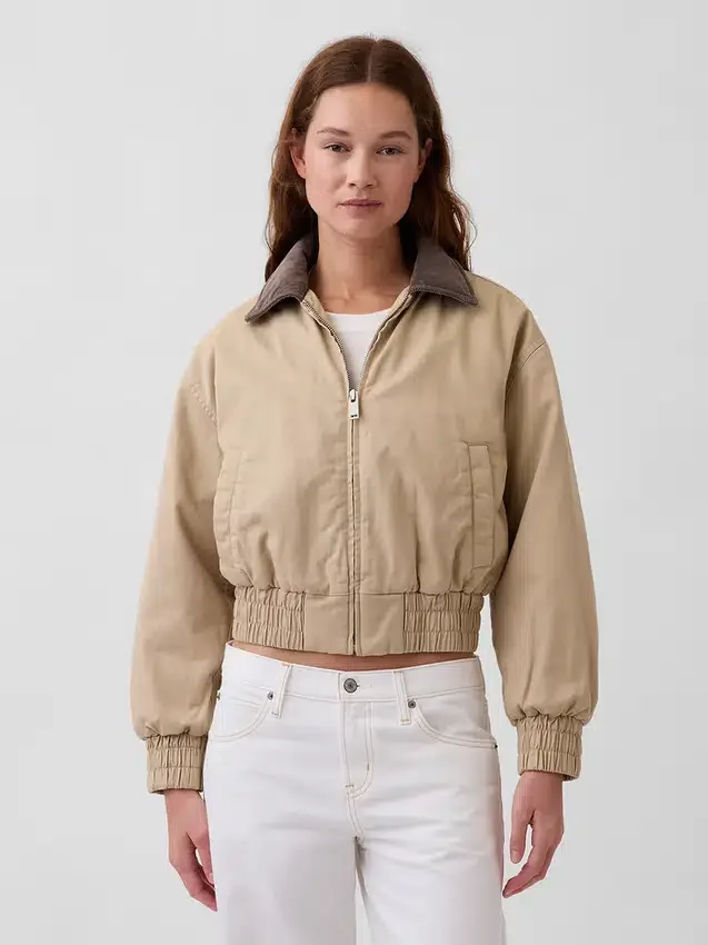 Oversized Bomber Ceket