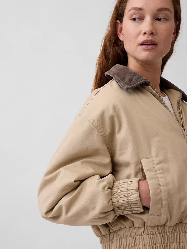 Oversized Bomber Ceket