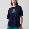 Oversized Brannan Bear Logolu Tişört