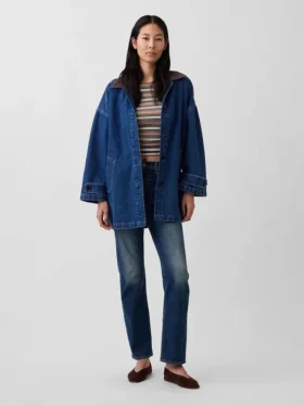 Oversized Denim Araba Ceketi