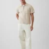 Oversized Çeyrek Fermuarlı Cepli Polo Tişört Kazak