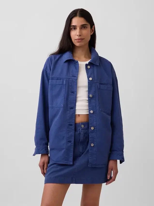 Oversized Gömlek Ceket