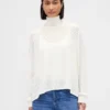 Oversized Pointelle Balıkçı Yaka
