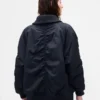 Oversized Örgü Süslemeli Bomber Ceket