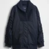 Oversized Örgü Süslemeli Bomber Ceket