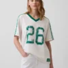 Oversized Varsity Logo Tişört