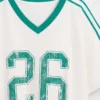 Oversized Varsity Logo Tişört