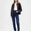 Oversized Vegan Deri Ceket